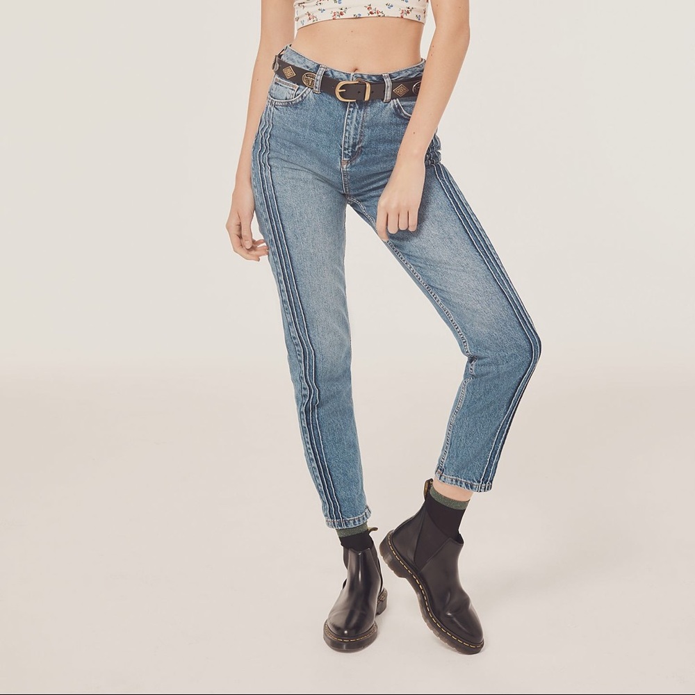 BDG brand mom pintuck jeans
